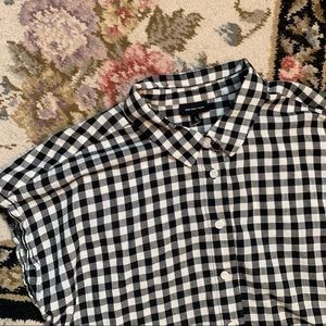 Gingham Button Up